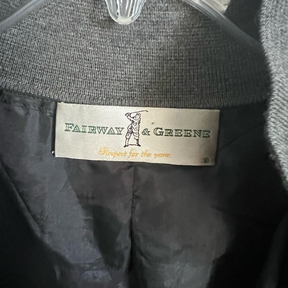 Fairway & Greene Golf Sweater Vest Mens Sz XL Gray 100% Wool EUC - Picture 5 of 6